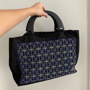 Beaded tote